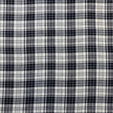 Premium Plaid Fabric—Black-White—Multi-Purpose—Cotton Fabric—100% Cotton—44/45 inches" Wide—Sold by the Yard